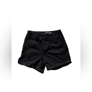 ✨Black One 5 One cotton cargo shorts with button-up detail✨